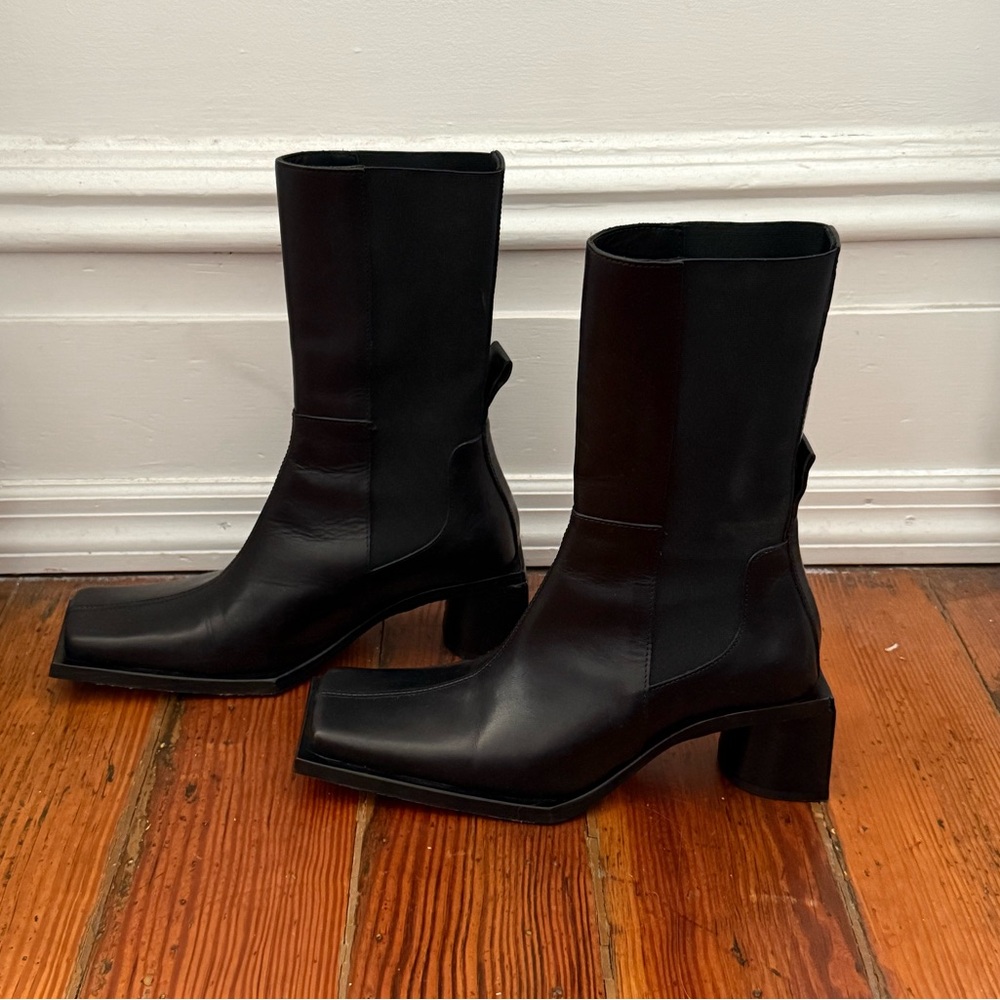 Miista Black Minnie Boots, size 37 (USA 6.5)